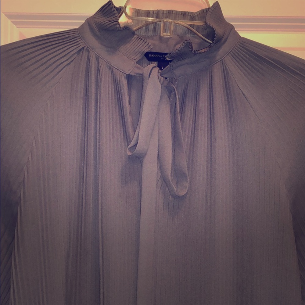 A float grey Banana Republic dress shirt